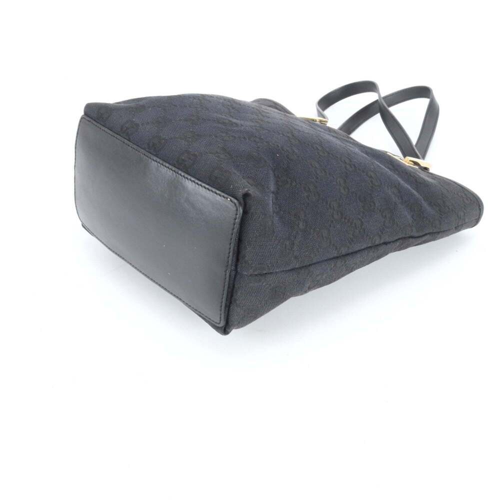 Gucci GG Canvas 002 1099 Leather Tote Bag, Handbag, Shoulder Black, Women's - Picture 5 of 9